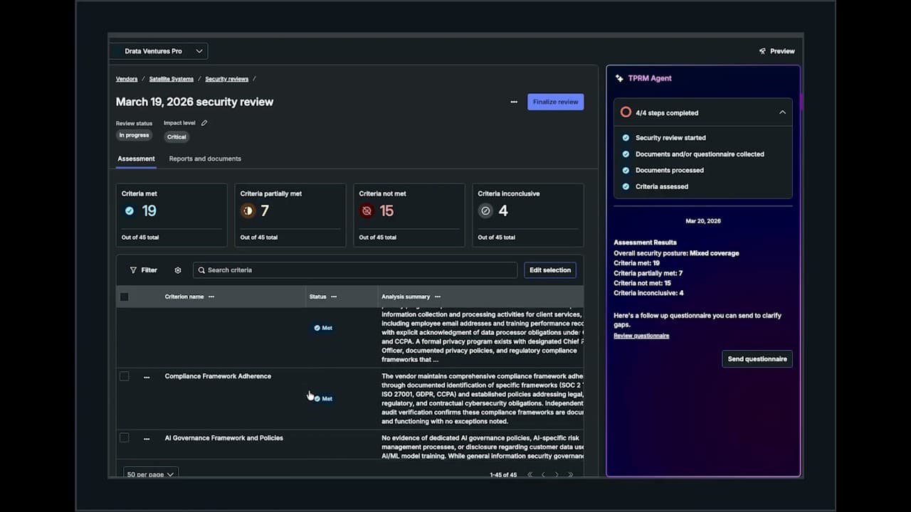 How UiPath Is Shaping Criteria-Driven Third-Party Risk Management with Drata’s TPRM Agent thumbnail